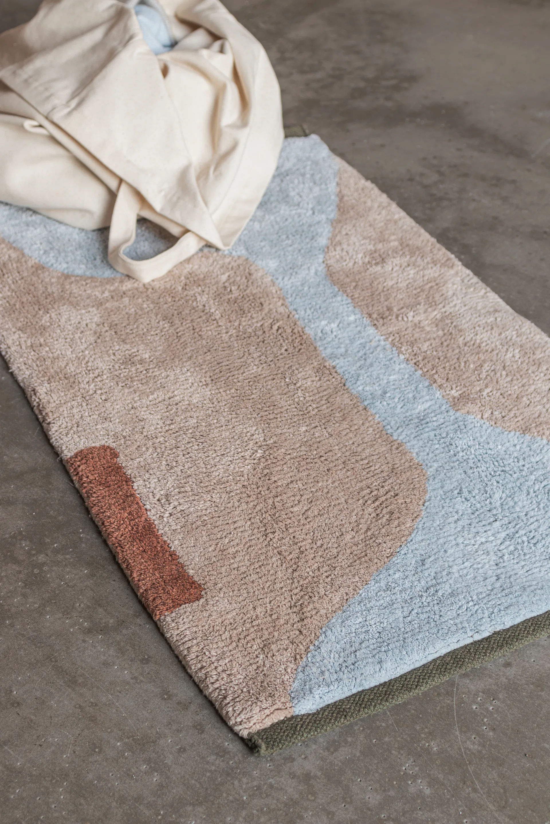 피구라 매트 러그, Light blue, 50x80 cm Mette Ditmer | 매트 딧메르