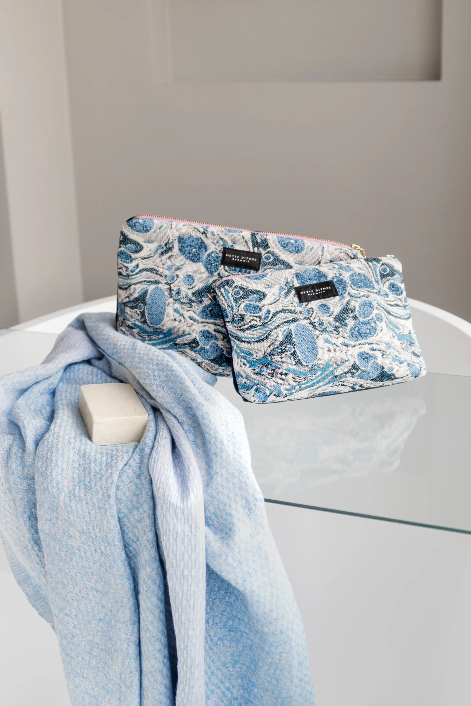 보드룸 바스 타올, Light blue Mette Ditmer | 매트 딧메르