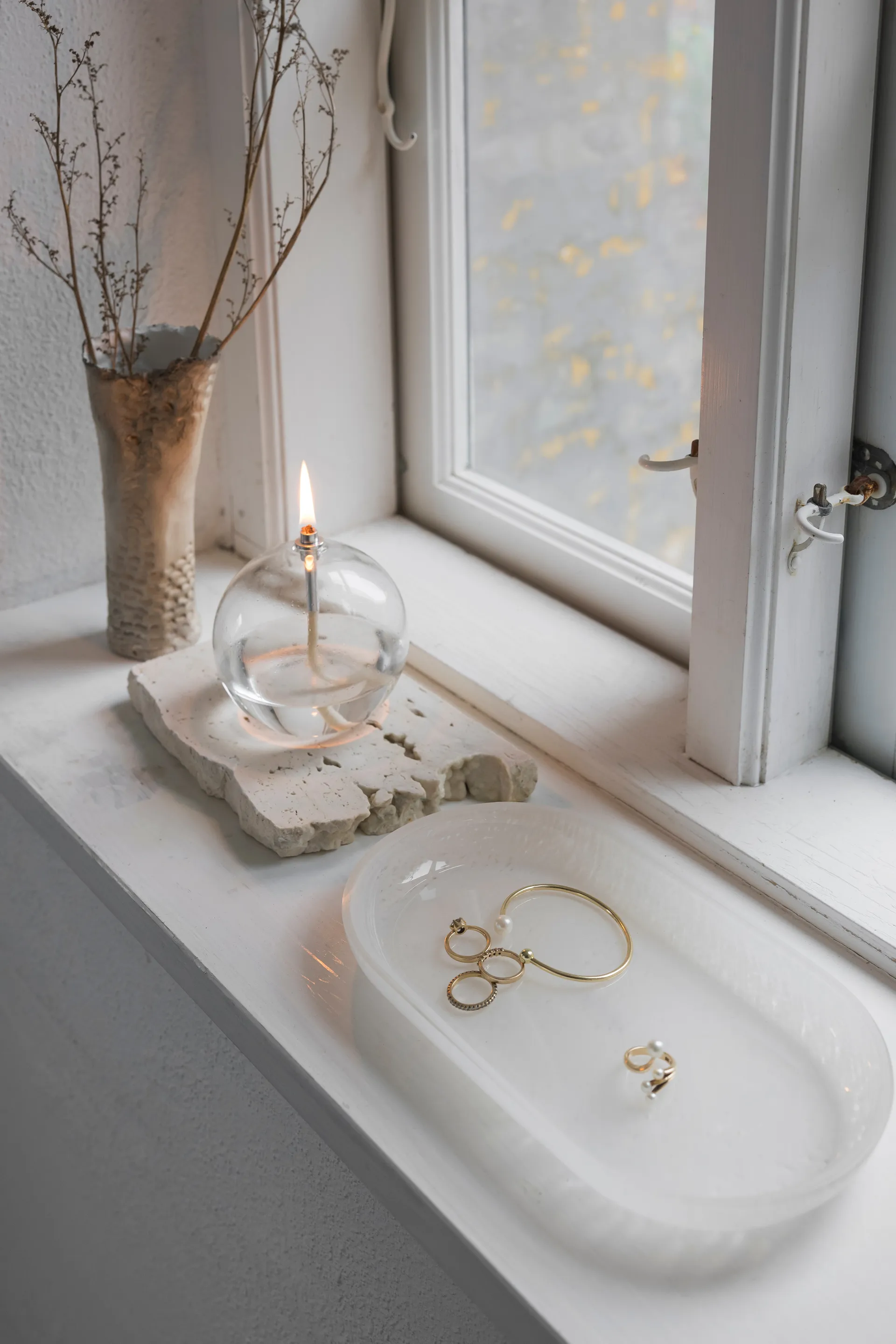 오팔 트레이, Linen, 14x25.5 cm Mette Ditmer | 매트 딧메르