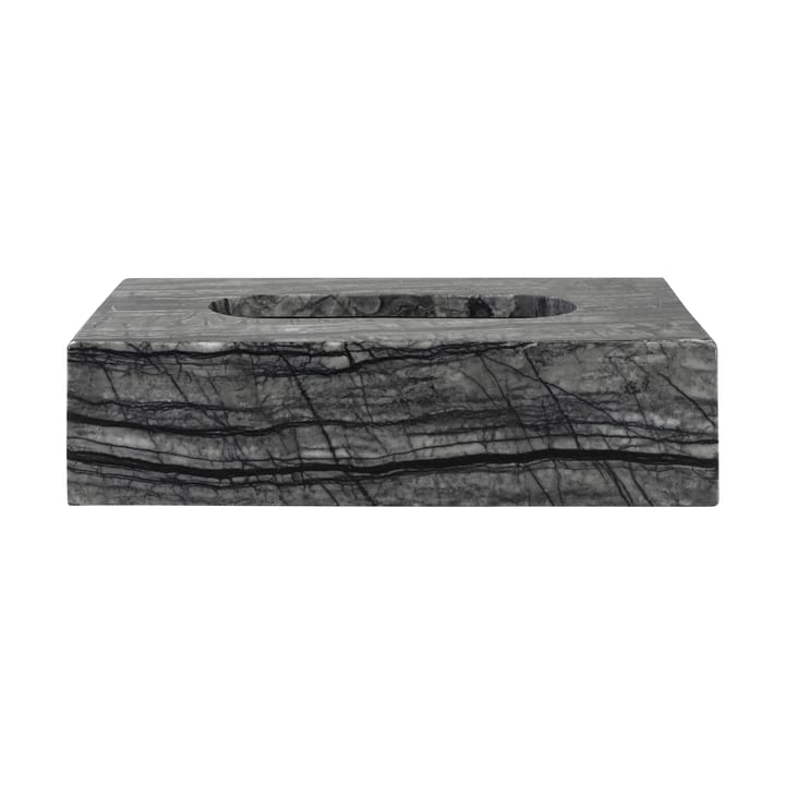 Marble 티슈 박스 14x25.5 cm - Black-Grey - Mette Ditmer | 매트 딧메르