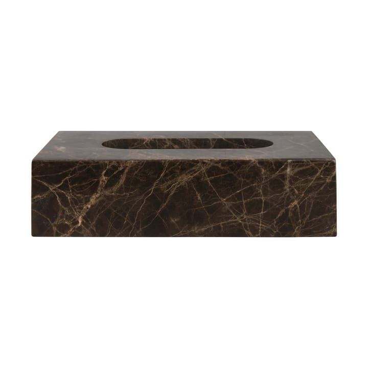 Marble 티슈 박스 14x25.5 cm - Brown - Mette Ditmer | 매트 딧메르