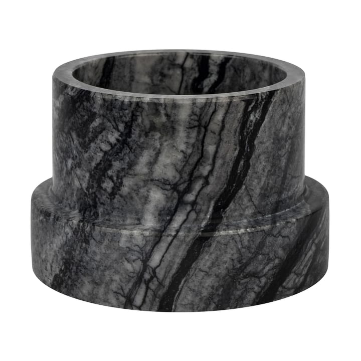 Marble 블록 캔들용 캔들홀더 6.5 cm - Black-Grey - Mette Ditmer | 매트 딧메르