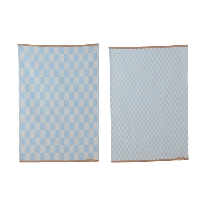 Mini-Max 키친 타월 2개입 - Blue (blue), 50x70 cm - Mette Ditmer | 매트 딧메르