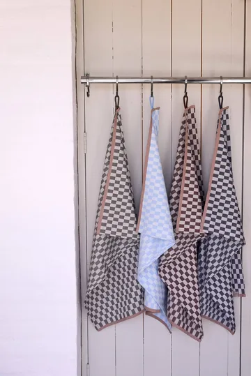 Mini-Max 키친 타월 2개입 - Brown (brown), 50x70 cm - Mette Ditmer | 매트 딧메르