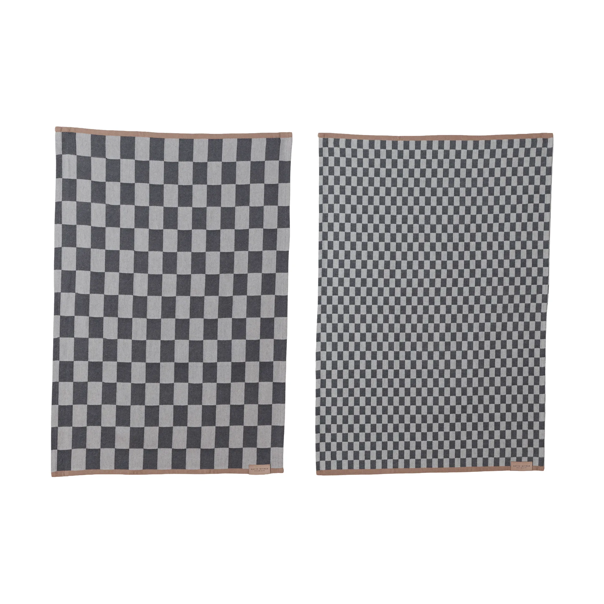 Mini-Max 키친 타월 2개입, Grey (grå), 50x70 cm Mette Ditmer | 매트 딧메르