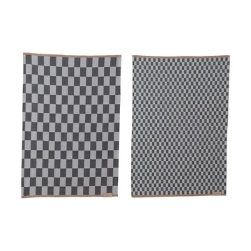 Mini-Max 키친 타월 2개입 - Grey (grå), 50x70 cm - Mette Ditmer | 매트 딧메르