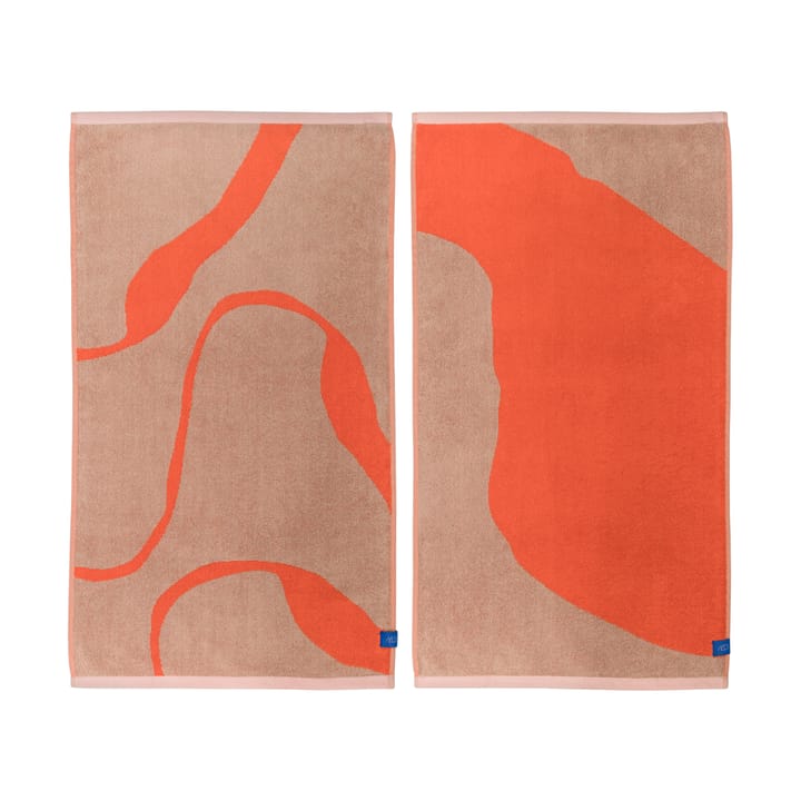 Nova Arte 게스트 타올 40x55 cm 2개 세트 - Latte-orange - Mette Ditmer | 매트 딧메르