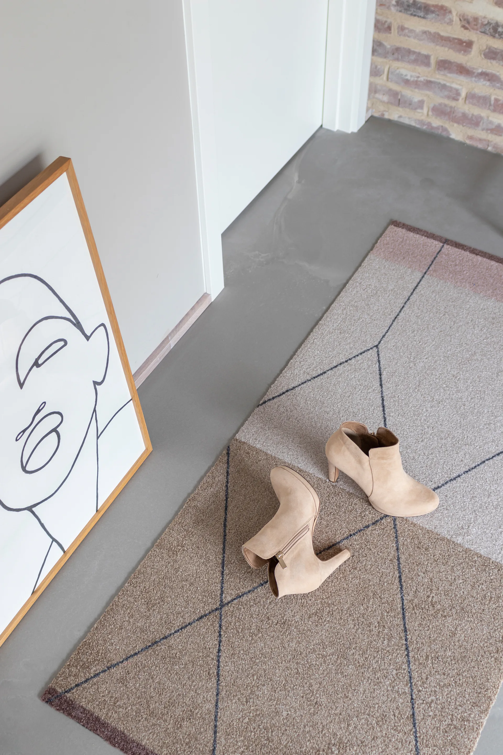 리니아 PVC 러그 올라운드, Sand Mette Ditmer | 매트 딧메르