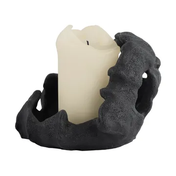 Reef 캔들 홀더 - Black, Ø16.5x13 cm - Mette Ditmer | 매트 딧메르