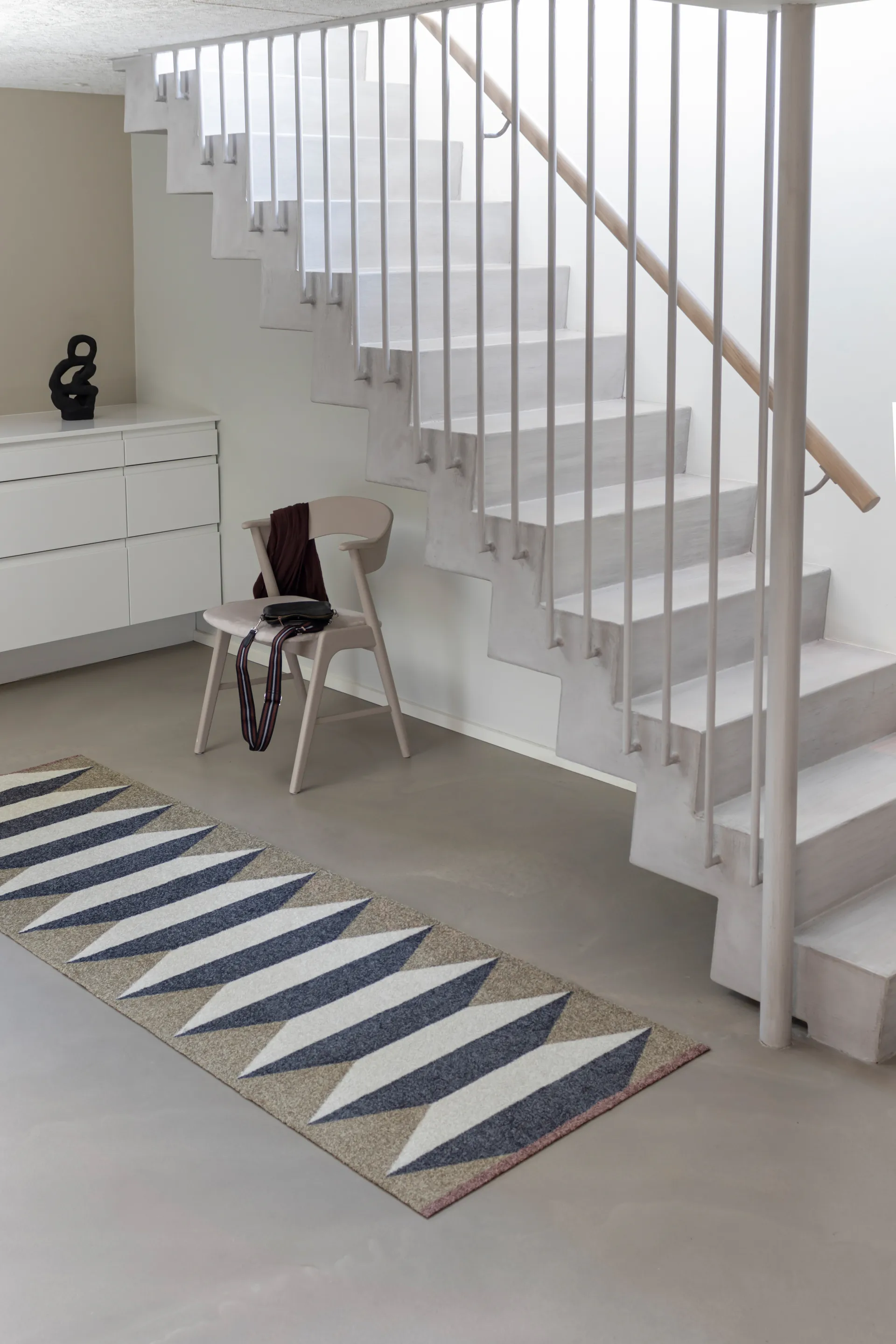 어코디언 올원형 복도용 러그, Sand, 77x240 cm Mette Ditmer | 매트 딧메르