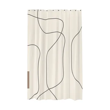 Shadow 샤워 커튼 - White, 150x200 cm - Mette Ditmer | 매트 딧메르