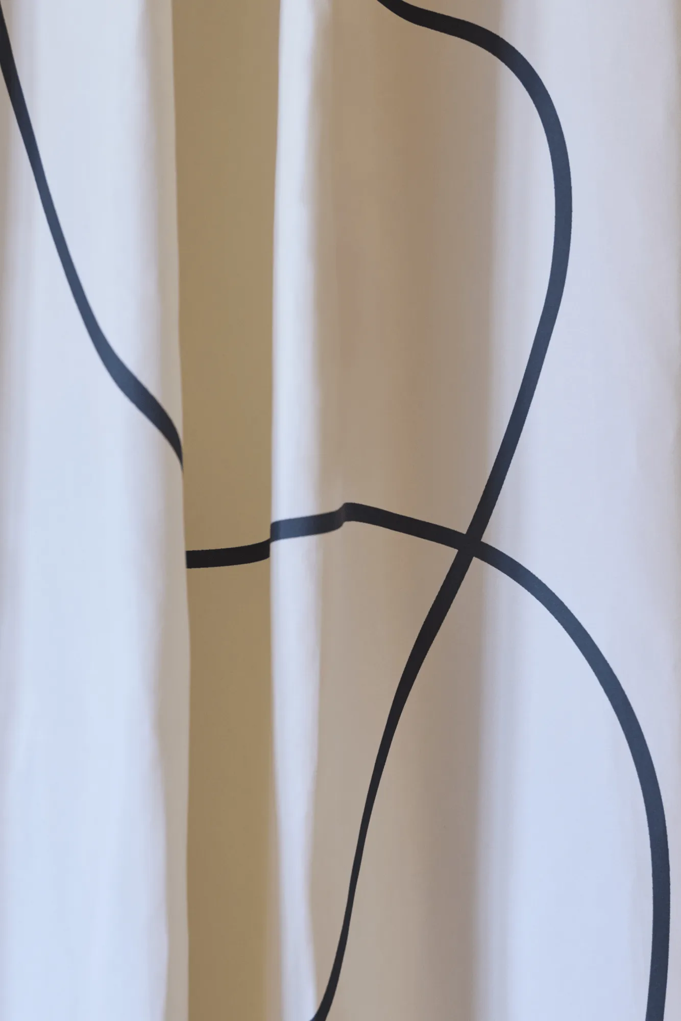 Shadow 샤워 커튼, White, 150x200 cm Mette Ditmer | 매트 딧메르