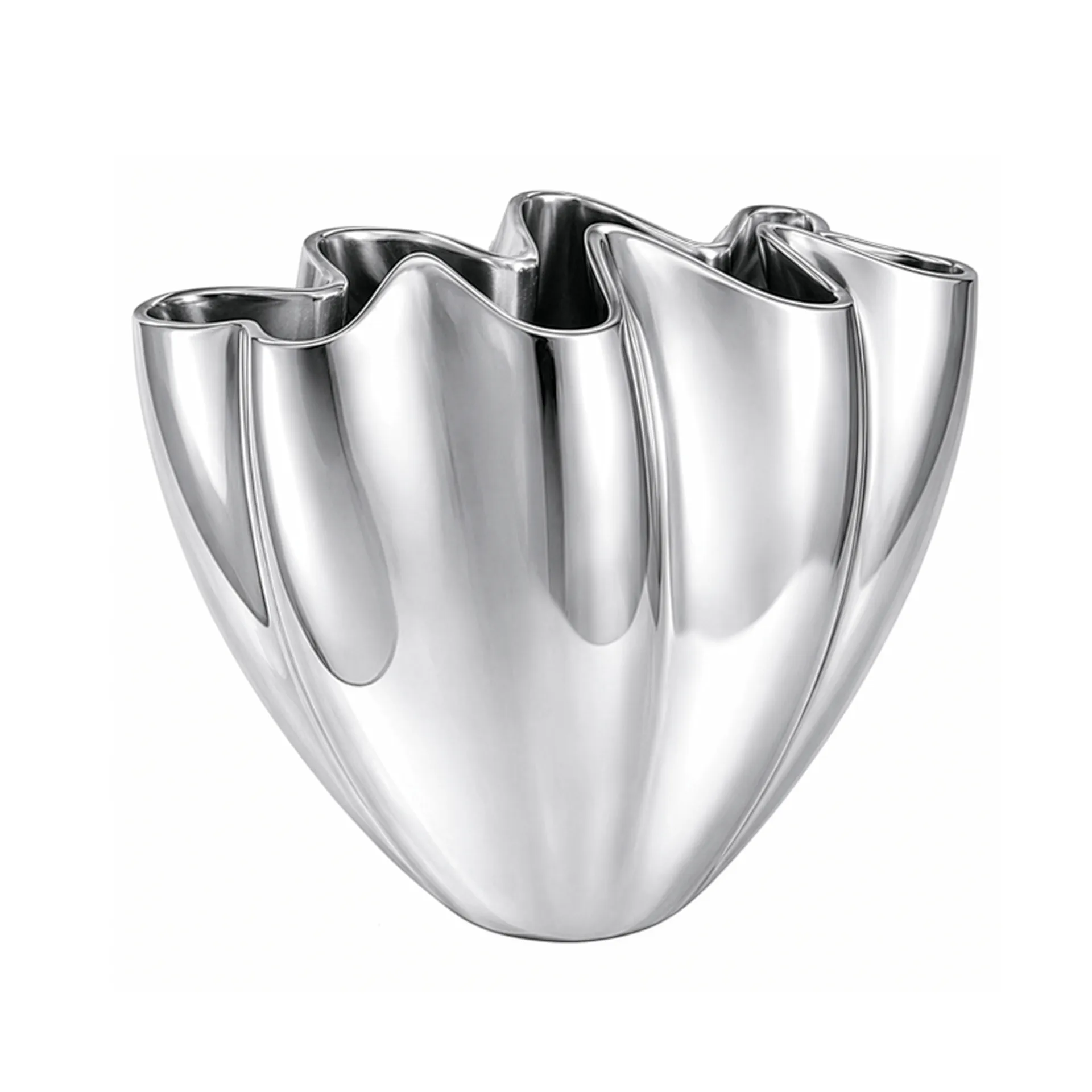 Shell 화병, Large, 30 cm, Chrome Mette Ditmer | 매트 딧메르