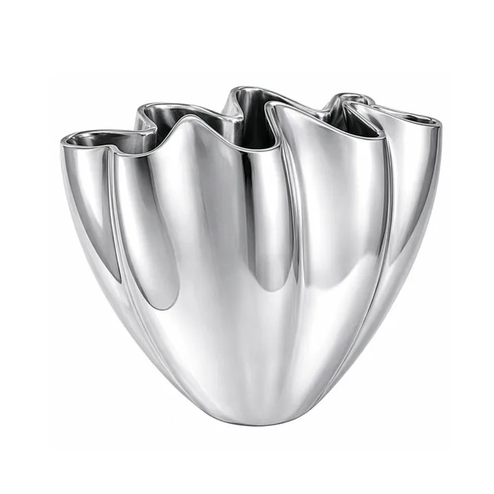 Shell 화병 - Large, 30 cm, Chrome - Mette Ditmer | 매트 딧메르