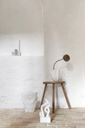 쉘 꽃병 - Small, 22 cm, white - Mette Ditmer | 매트 딧메르