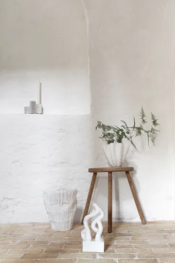 쉘 꽃병 - Small, 22 cm, white - Mette Ditmer | 매트 딧메르