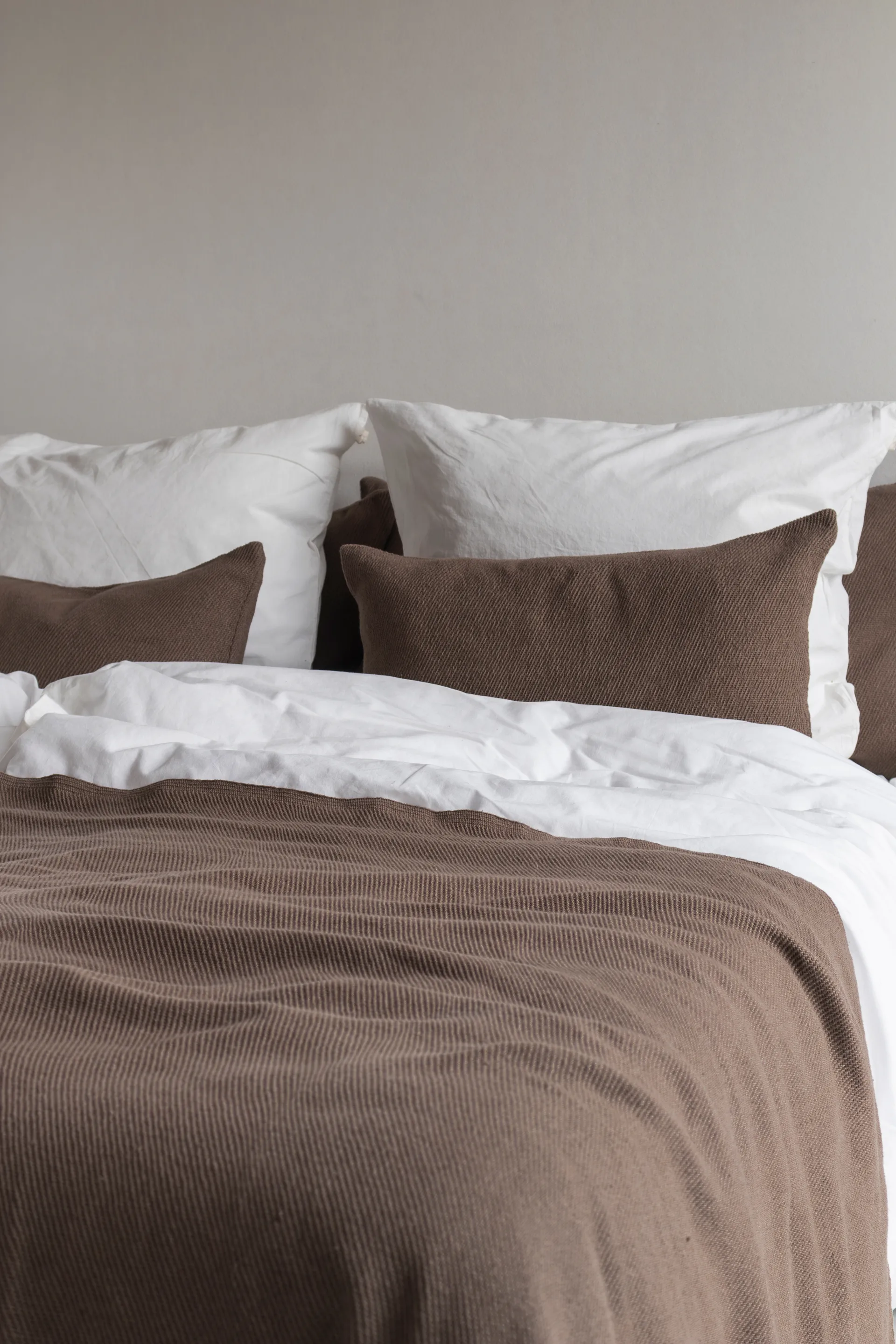 보헤미아 베드 스프레드, Taupe, 250x250 cm Mette Ditmer | 매트 딧메르