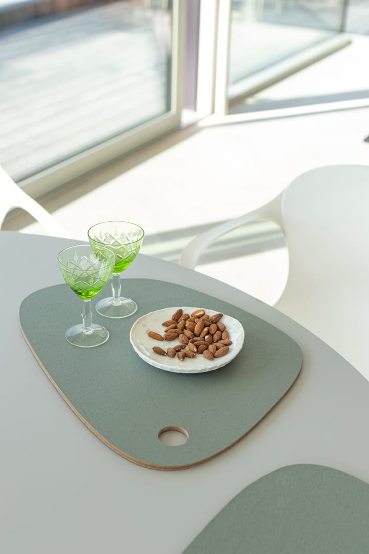 트윈 리버시블 테이블매트, Thyme green-cognac Mette Ditmer | 매트 딧메르