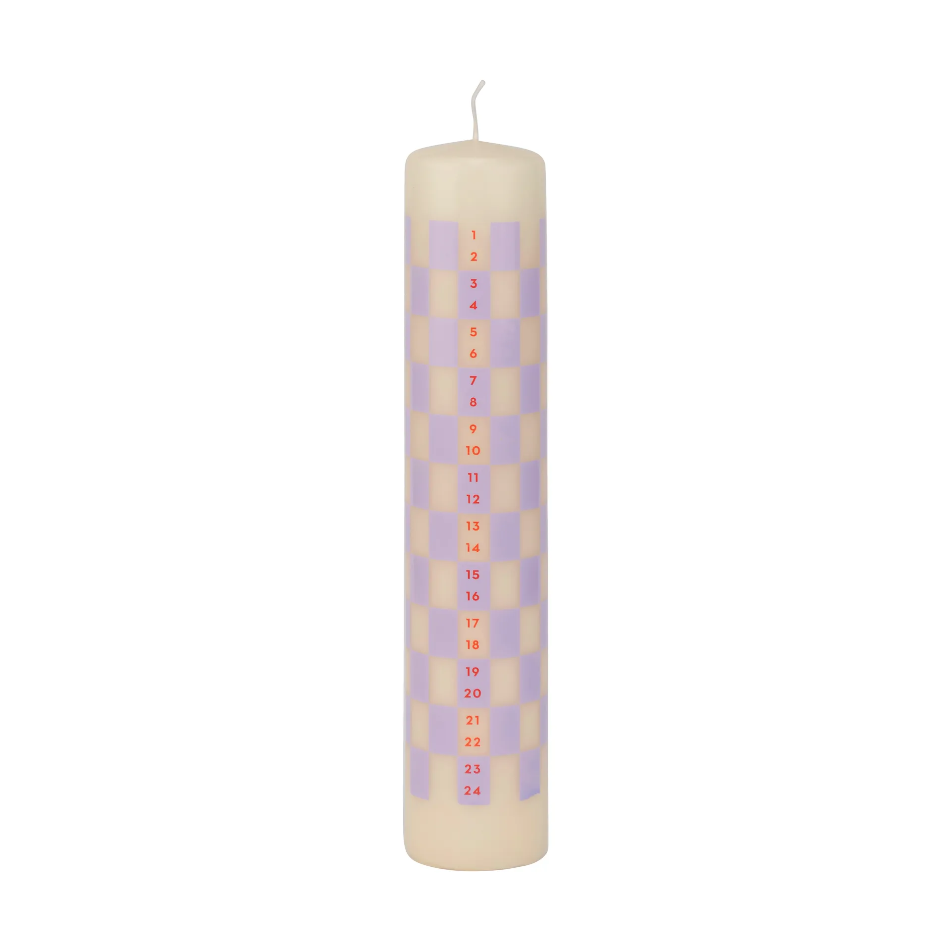 Twentyfour 강림절 캔들 25 cm, Light lilac Mette Ditmer | 매트 딧메르