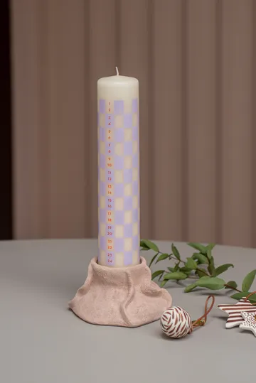 Twentyfour 강림절 캔들 25 cm - Light lilac - Mette Ditmer | 매트 딧메르