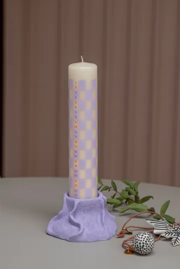 Twentyfour 강림절 캔들 25 cm - Light lilac - Mette Ditmer | 매트 딧메르