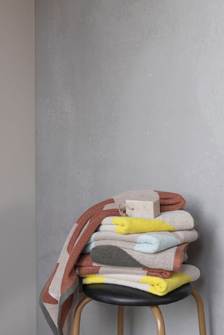 다이애그널 타올, Yellow, 70x133 cm. Mette Ditmer | 매트 딧메르