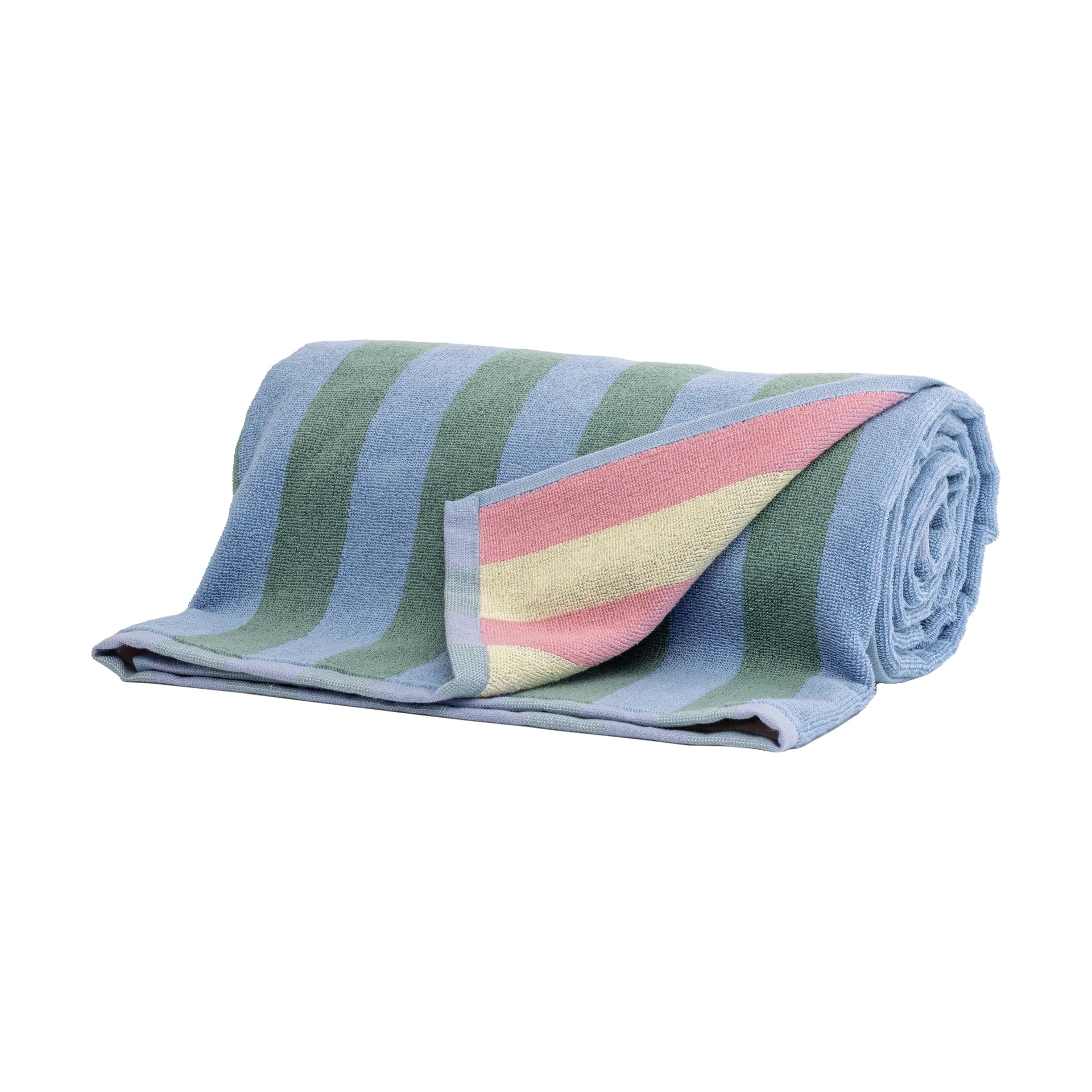 포지타노 비치 타월 100x180 cm, Light blue Mille Notti | 밀레 노티