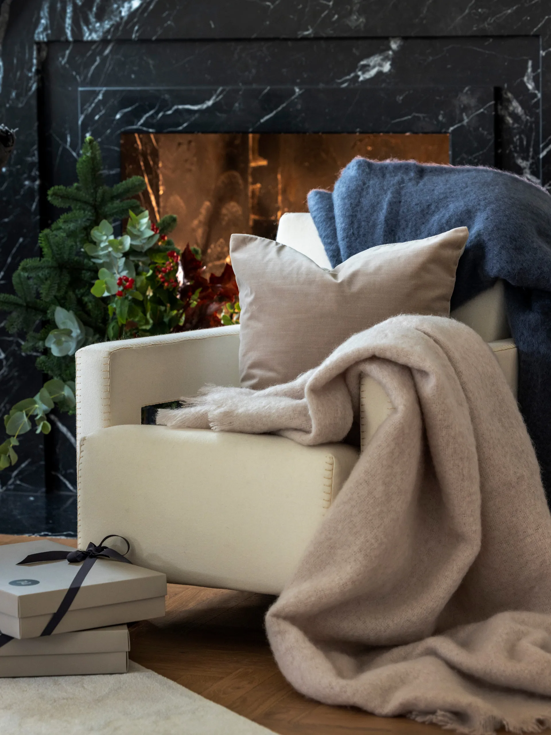 베로나 쿠션 커버, Beige, 50x50 cm Mille Notti | 밀레 노티