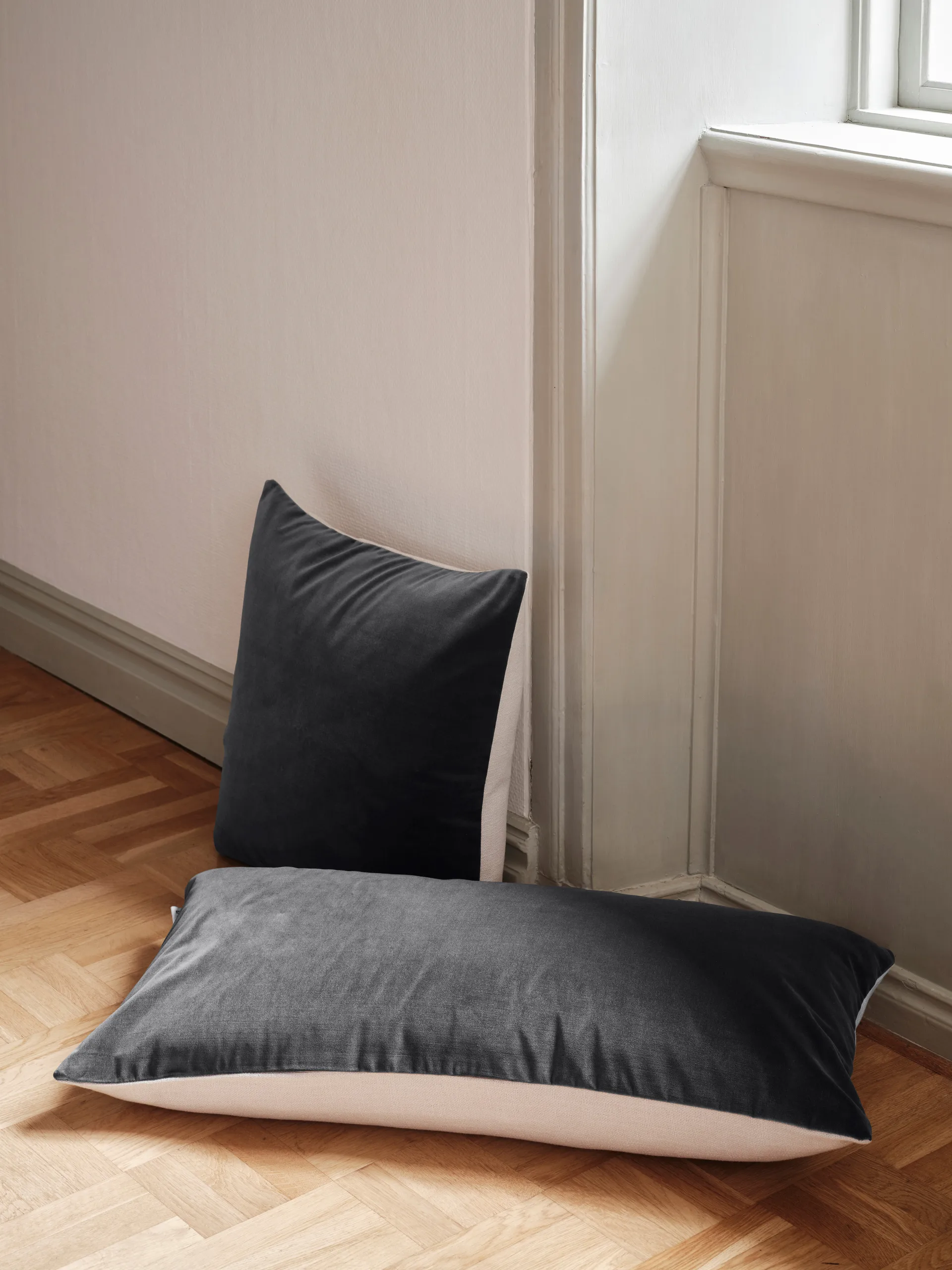 베로나 쿠션 커버, Dark grey, 50x50 cm Mille Notti | 밀레 노티