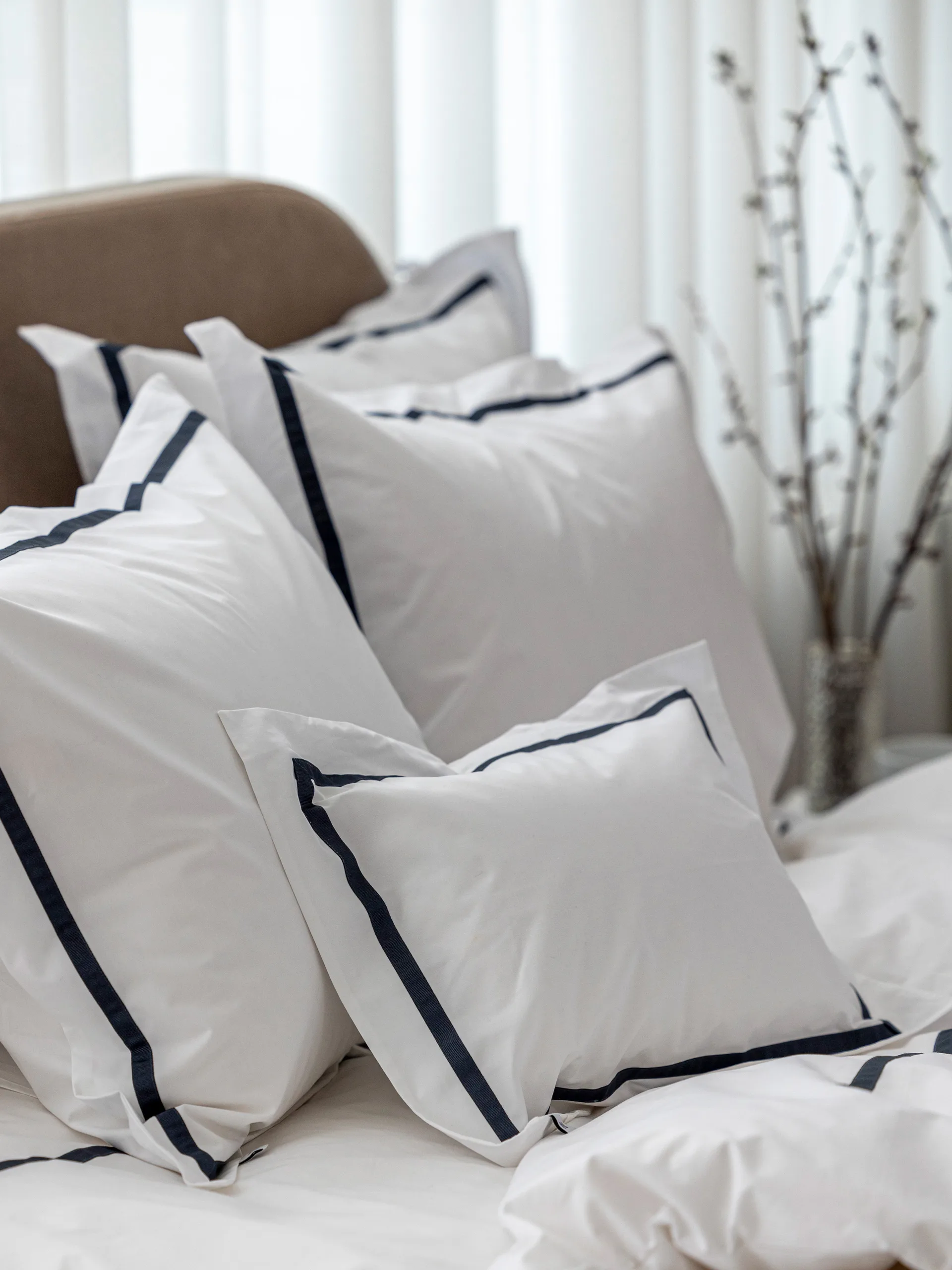 싱골로 쿠션 커버 EKO, Dark grey, 50x60 cm Mille Notti | 밀레 노티