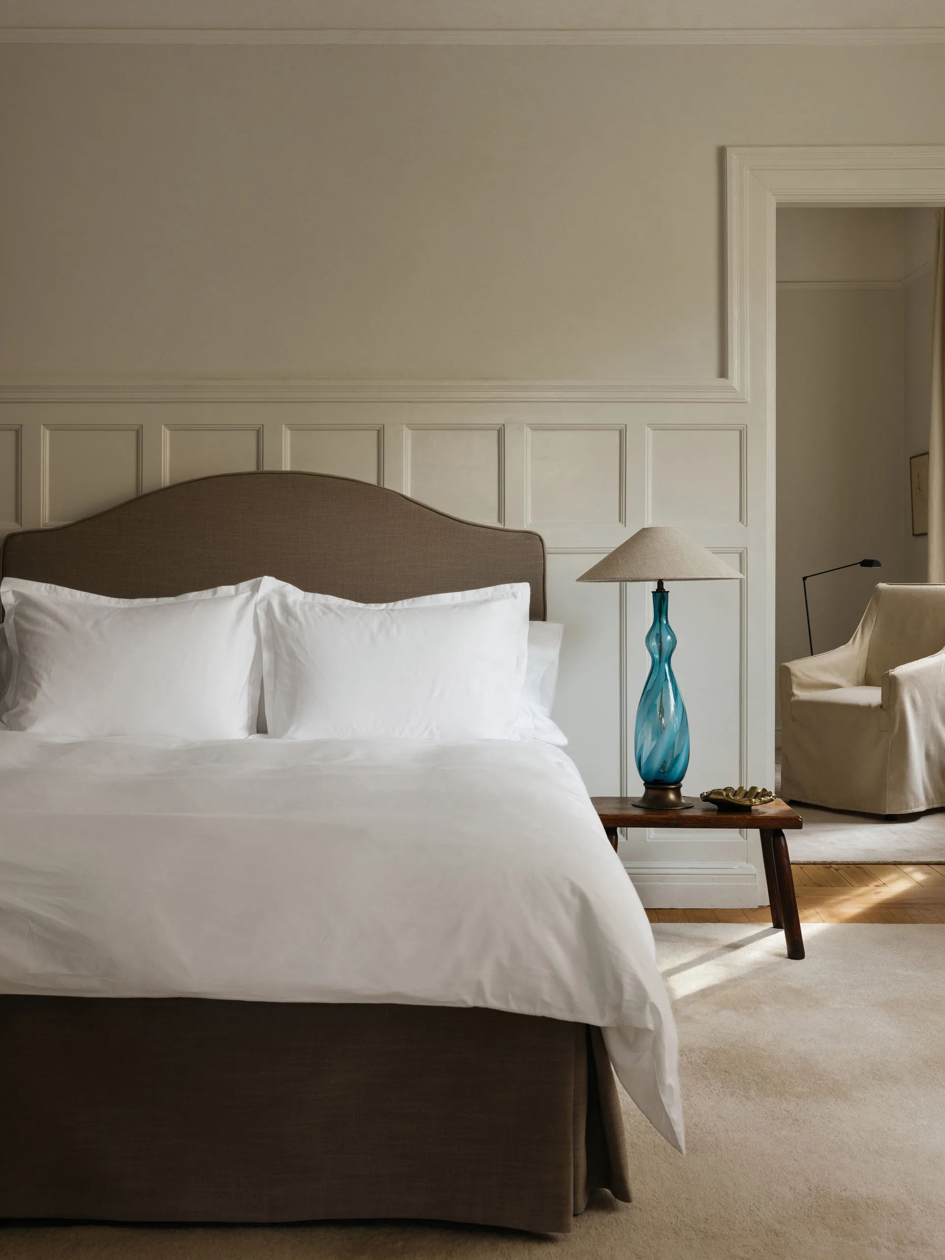 사티나 침구 커버 EKO, White, 150x210 cm Mille Notti | 밀레 노티