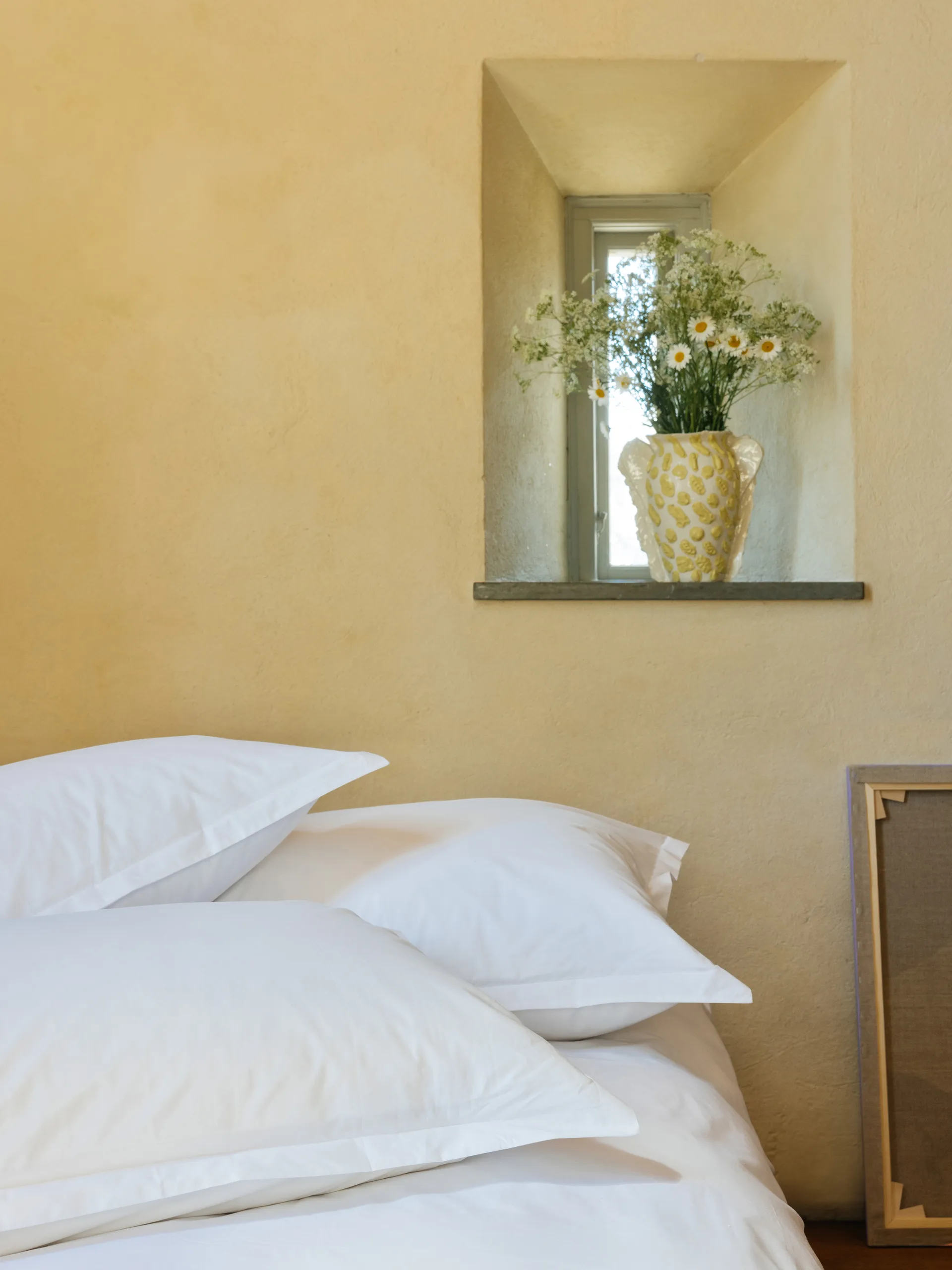 푸사다 퍼케일 쿠션 커버 EKO, White, 50x60 cm Mille Notti | 밀레 노티