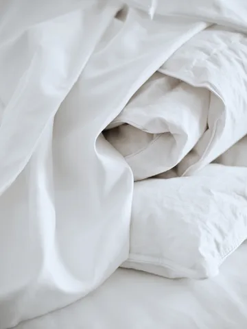 사티나 쿠션 커버 EKO - White, 50x60 cm - Mille Notti | 밀레 노티