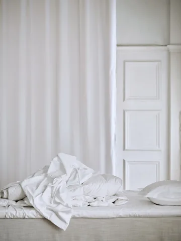 사티나 쿠션 커버 EKO - White, 50x60 cm - Mille Notti | 밀레 노티