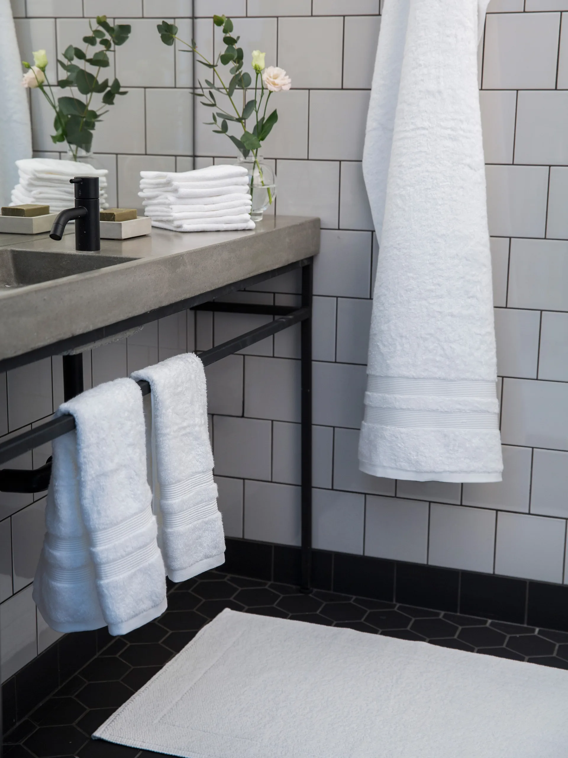 폰타나 타올 EKO, White, 70x140 cm Mille Notti | 밀레 노티