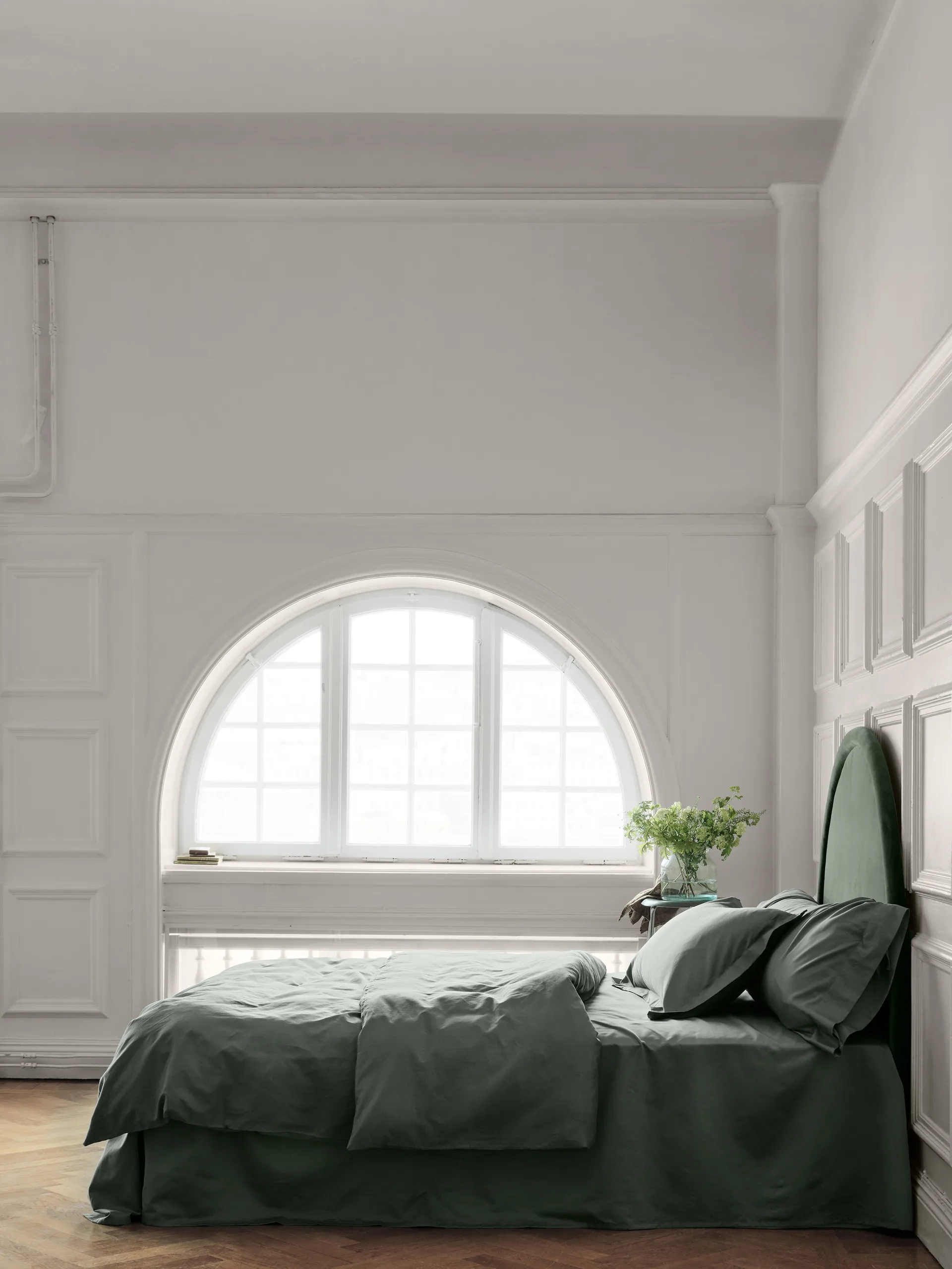 사티나 이불 커버, Green, 150x210 cm Mille Notti | 밀레 노티