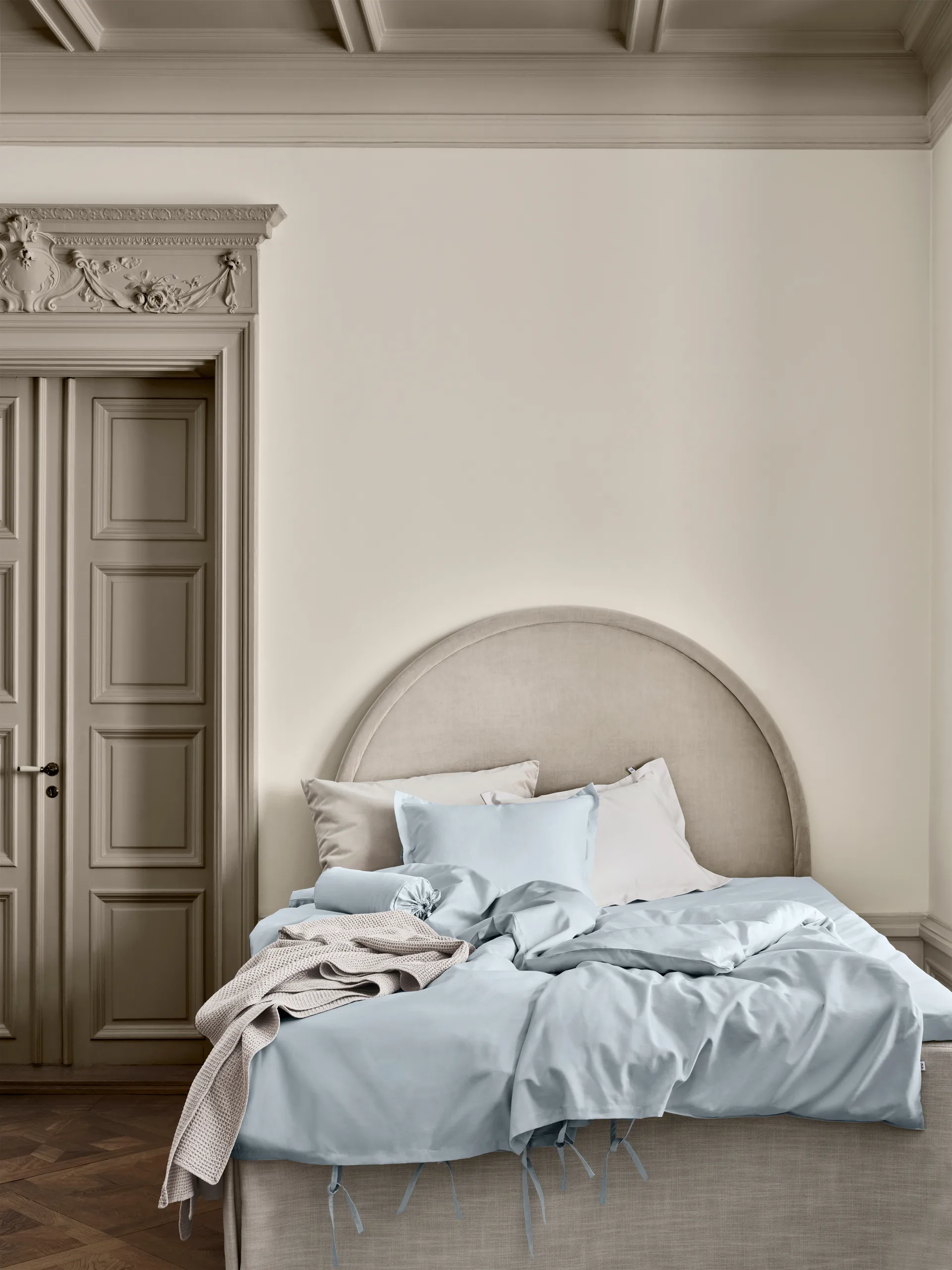 사티나 무지 베개 커버, Light blue, 50x60 cm Mille Notti | 밀레 노티