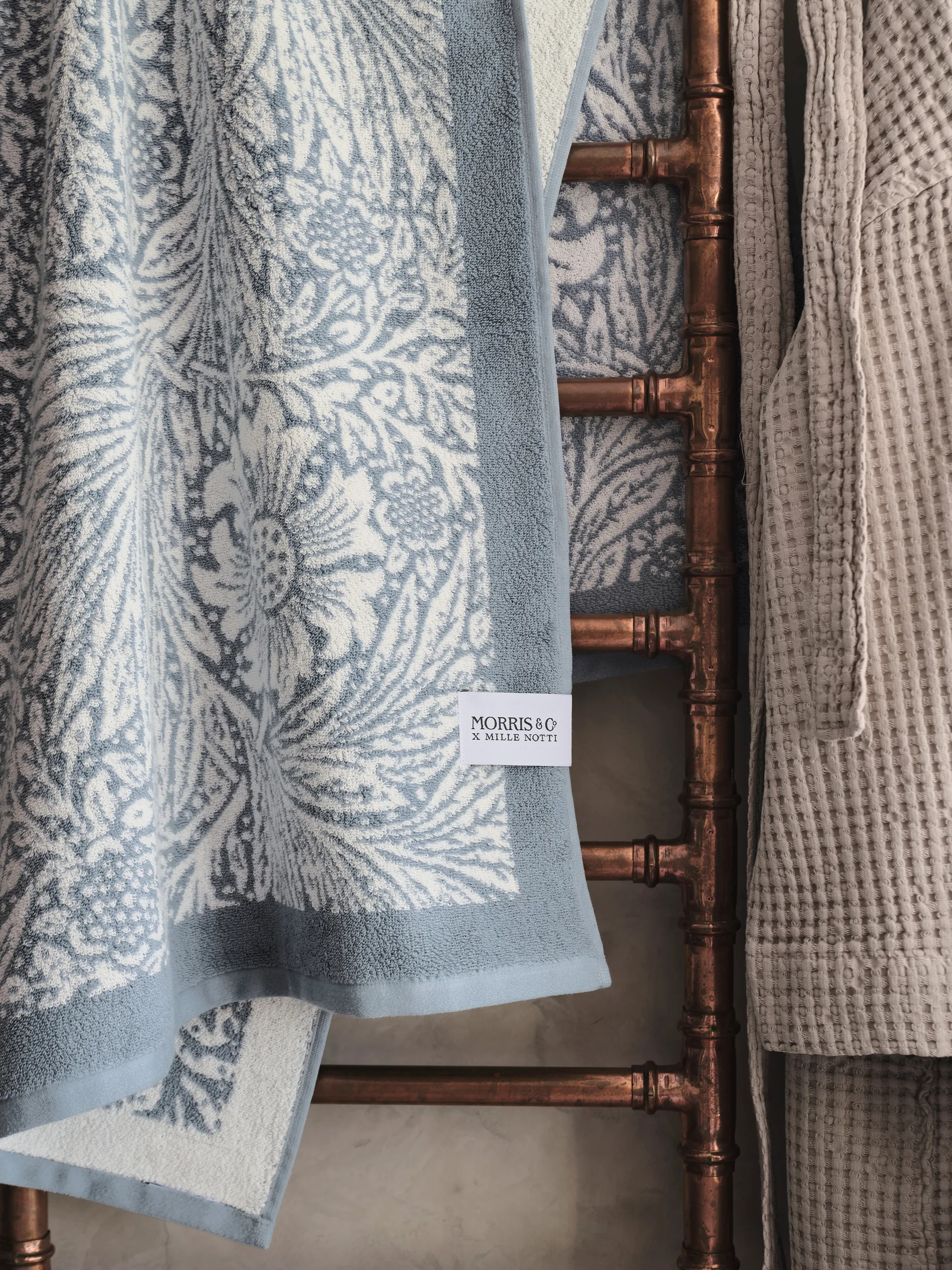 Morris & Co. 마리골드 타월 ECO, Blue, 86x150 cm Mille Notti | 밀레 노티