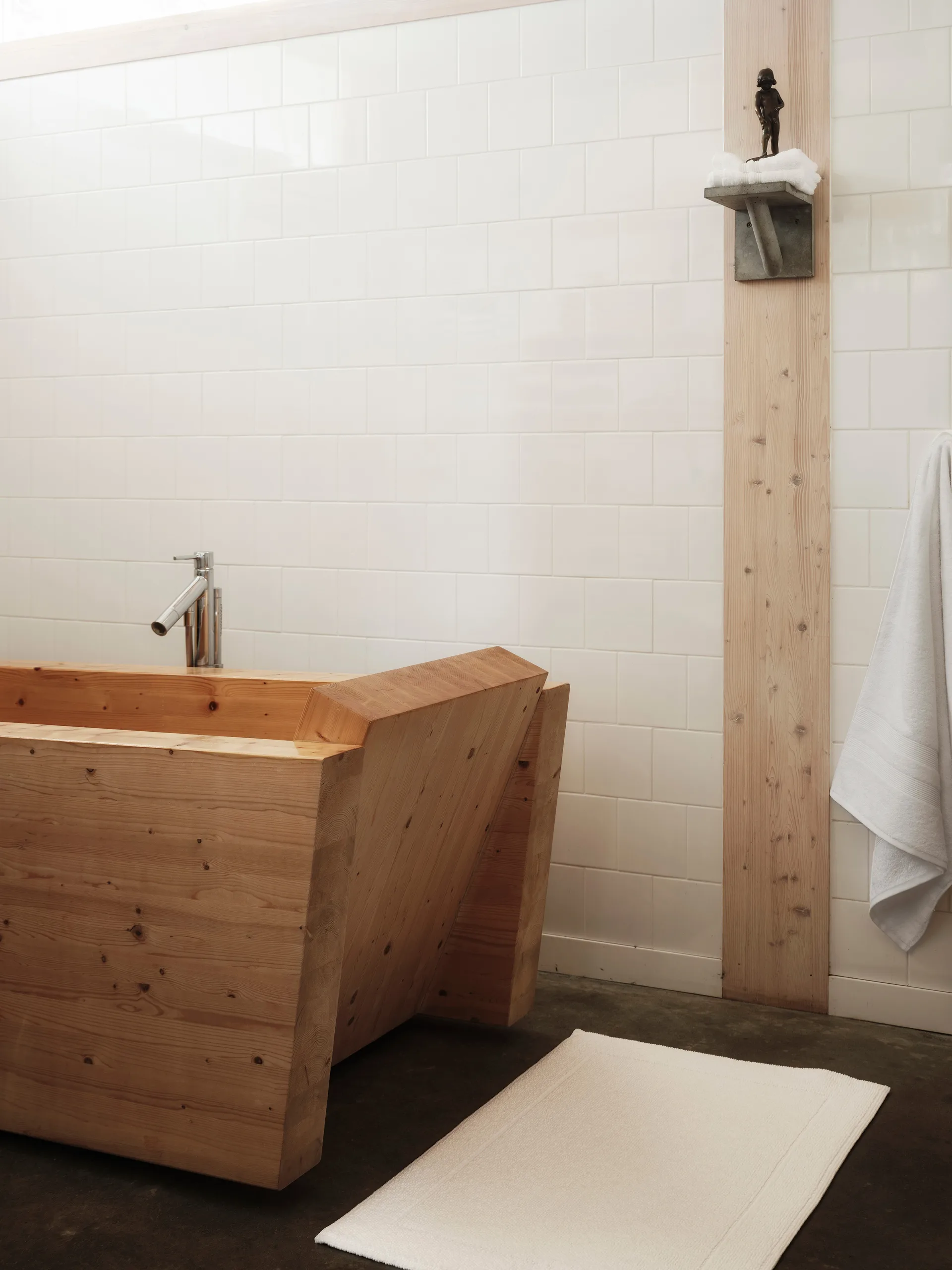 Portofino 욕실 러그, White, 60x90 cm Mille Notti | 밀레 노티