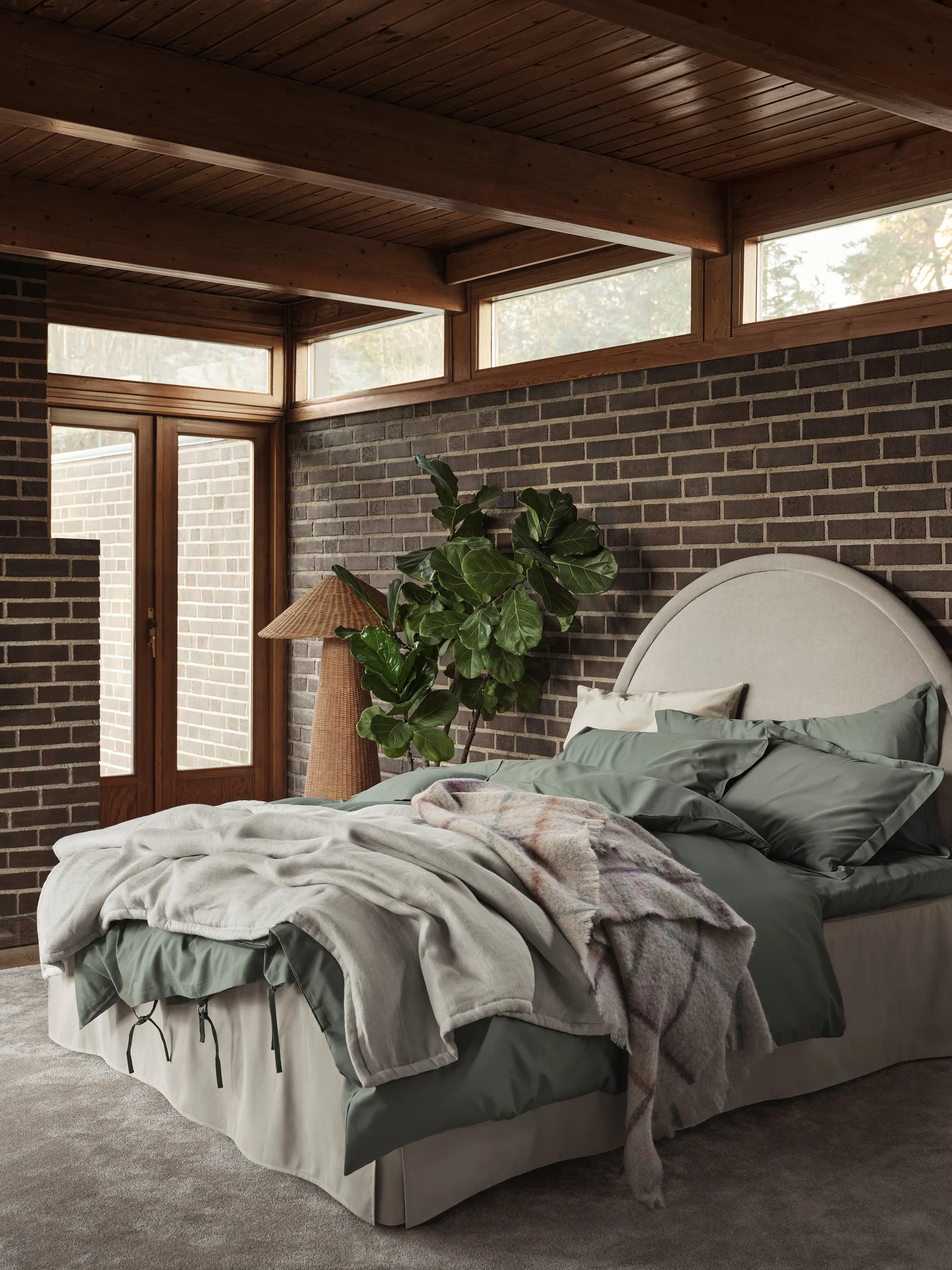 나폴리 배드 스커트, Sand, 160x220x42 cm Mille Notti | 밀레 노티