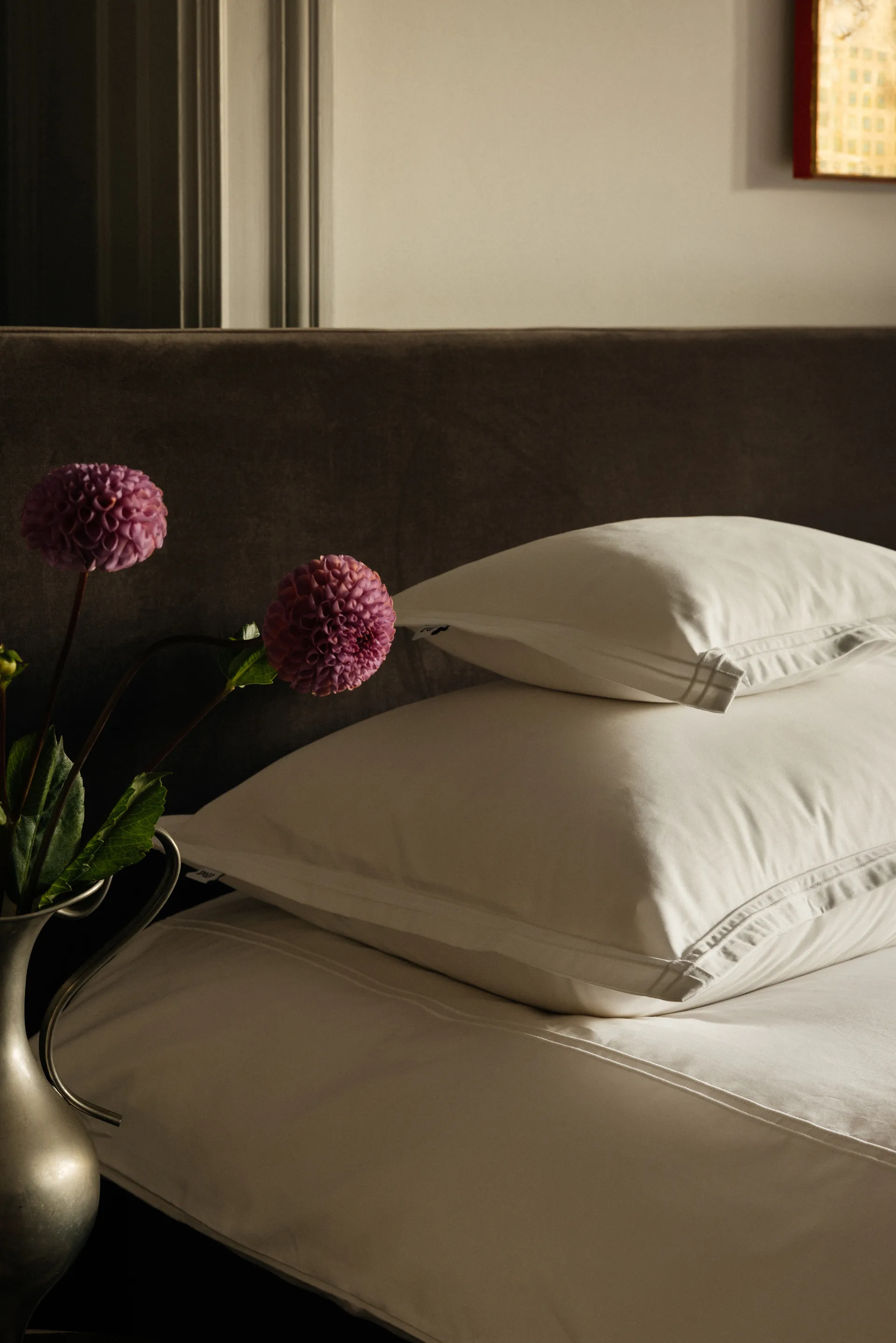 돌체 비타 베개 커버, White, 50x90 cm Mille Notti | 밀레 노티