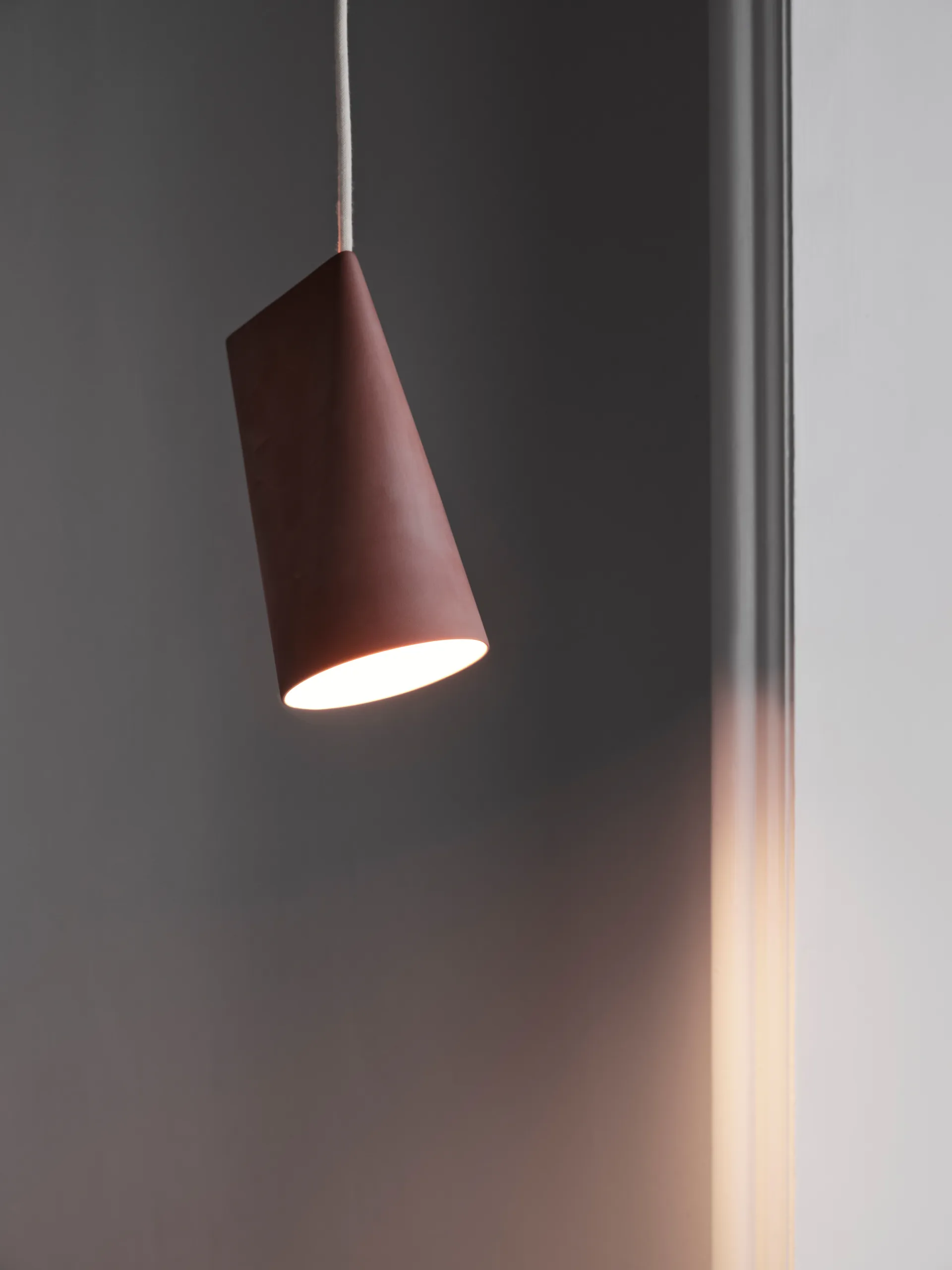 천장 조명 세라믹 11.2x22 cm, Terra Cotta, Wood MOEBE | 모에베