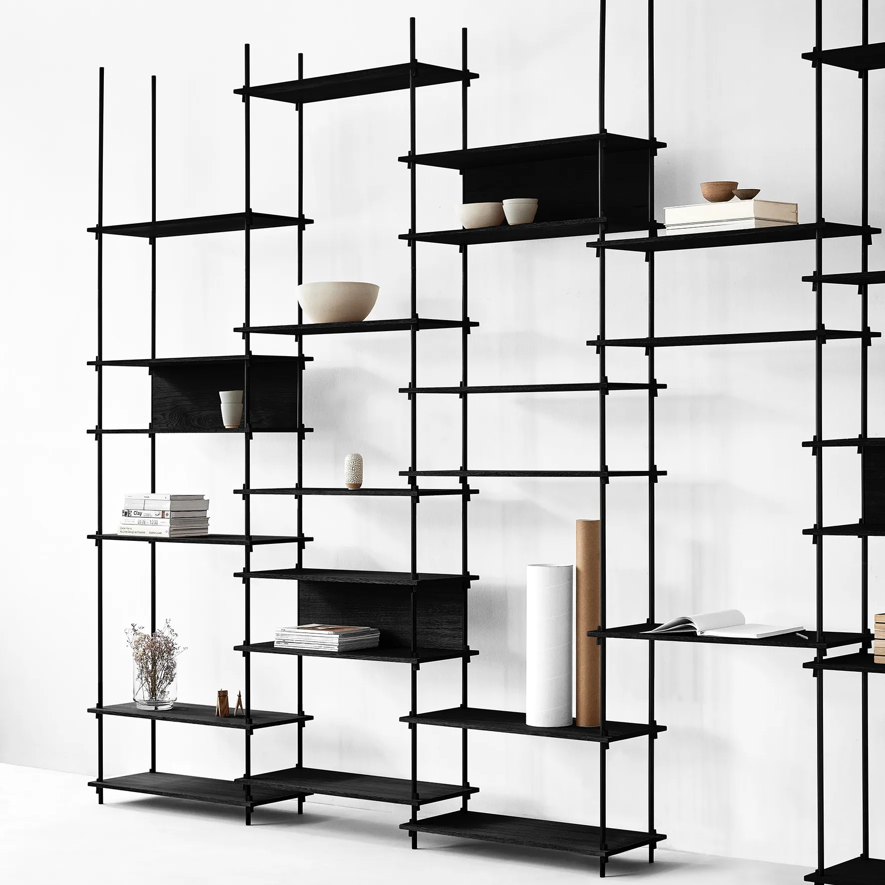 모에베 선반 다리 115 cm 2개 세트, Black MOEBE | 모에베