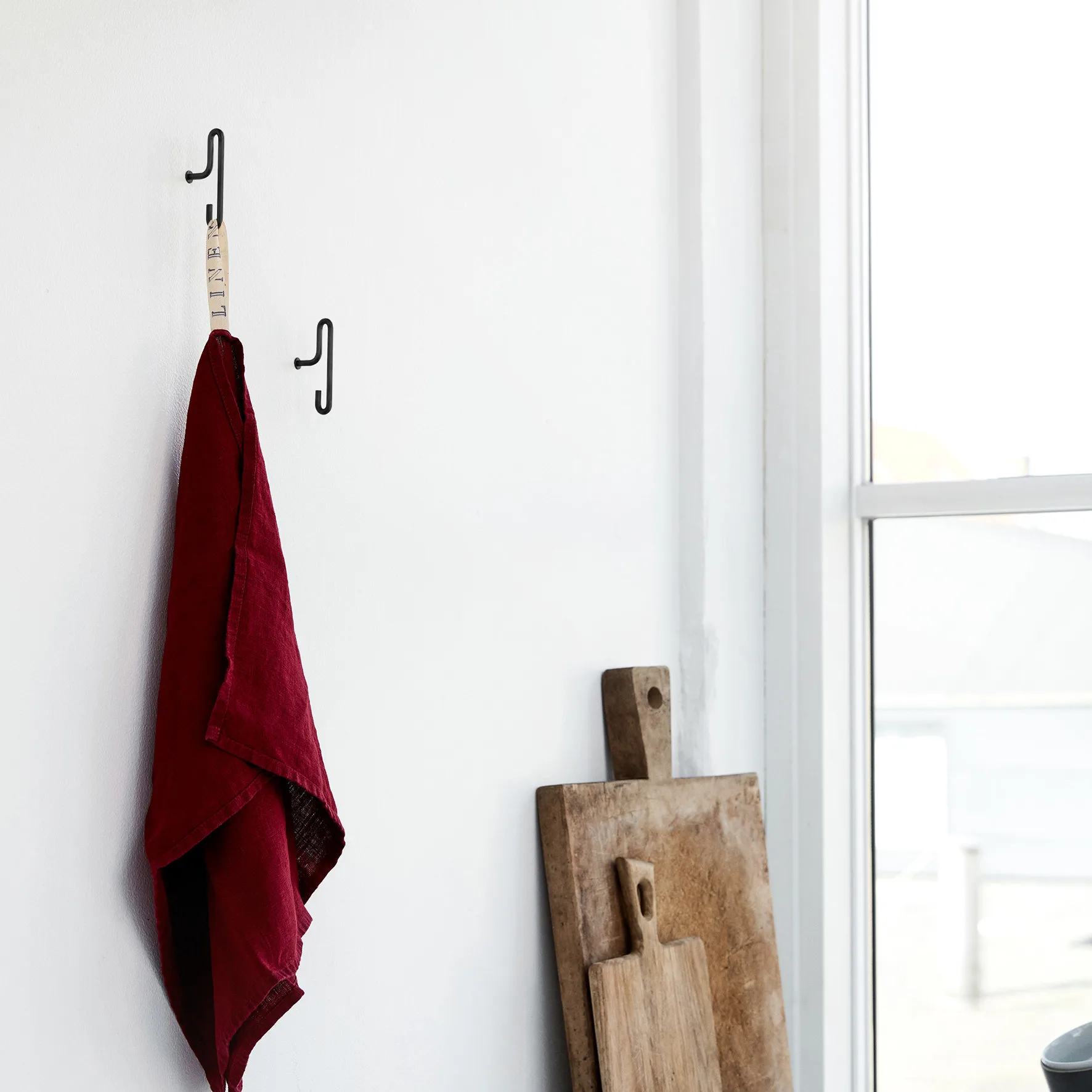 모에베 벽 후크 스몰 2개 세트, Black MOEBE | 모에베