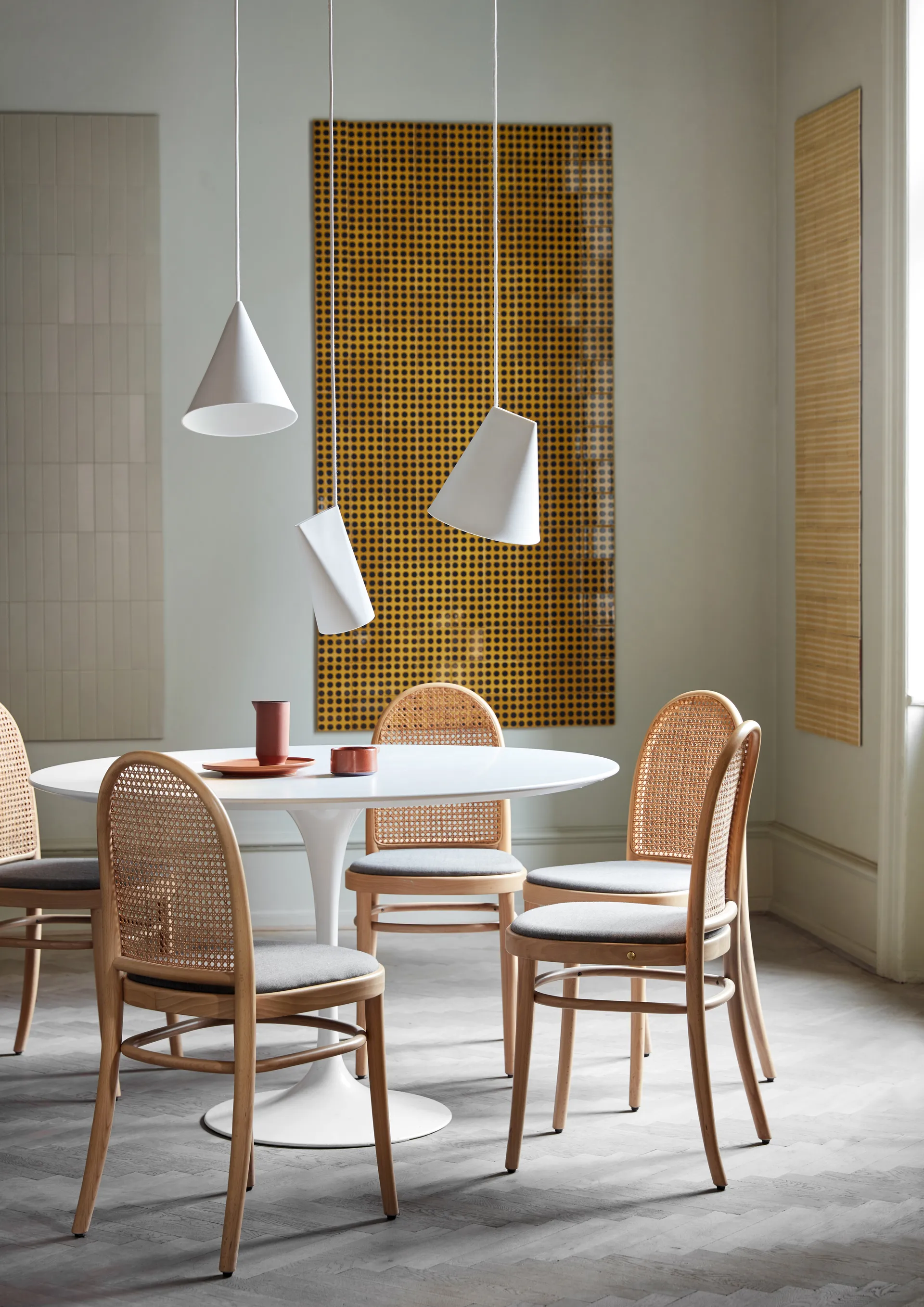 천장 조명 세라믹 23x23.5 cm, White MOEBE | 모에베