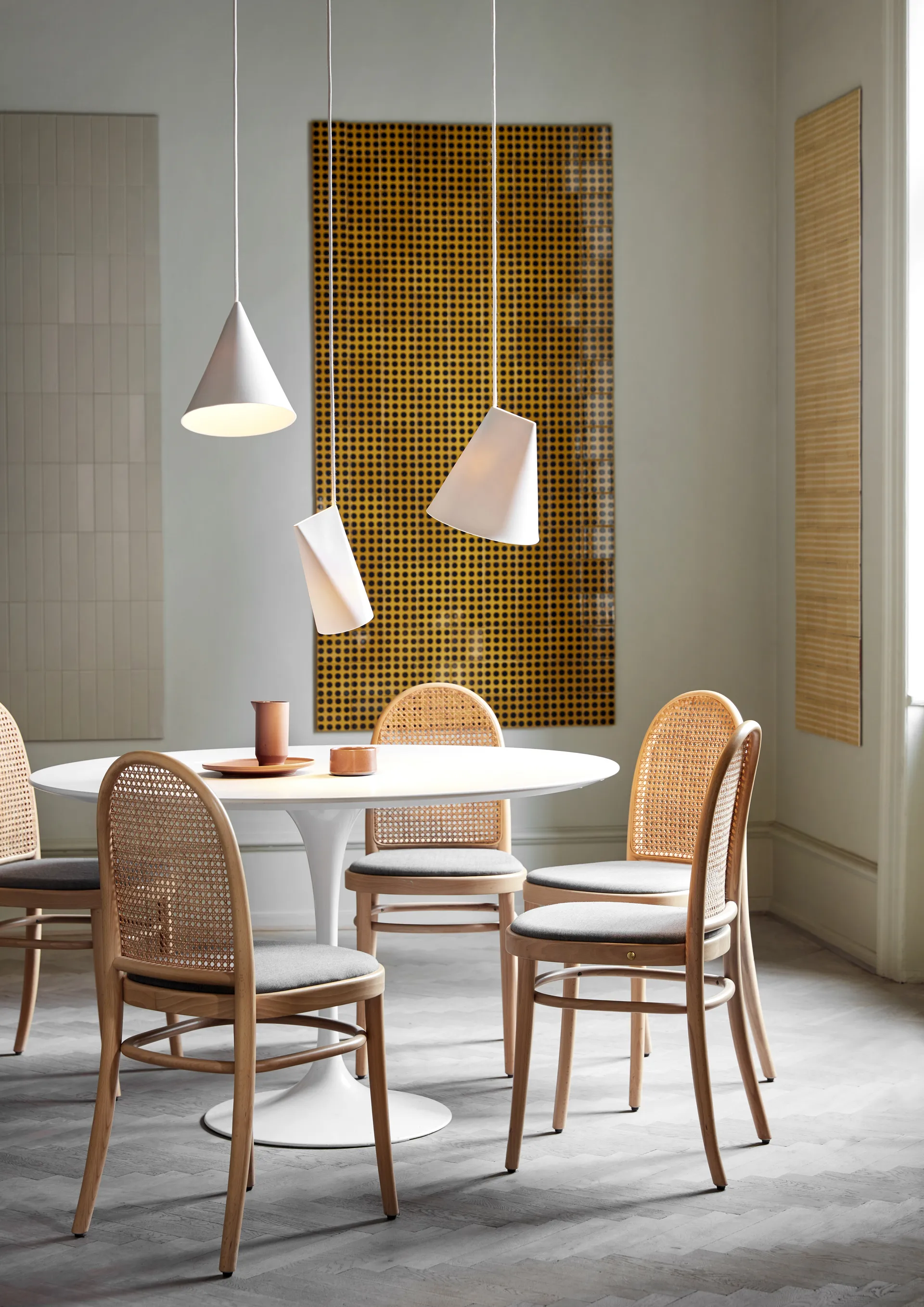 천장 조명 세라믹 23x23.5 cm, White MOEBE | 모에베