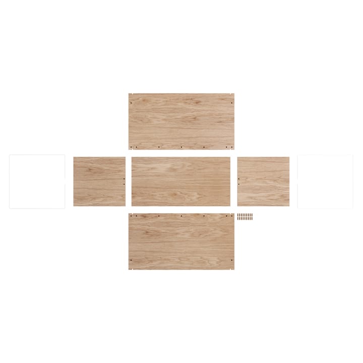 수납 박스 오크 33x60 cm - Wood. white - MOEBE | 모에베