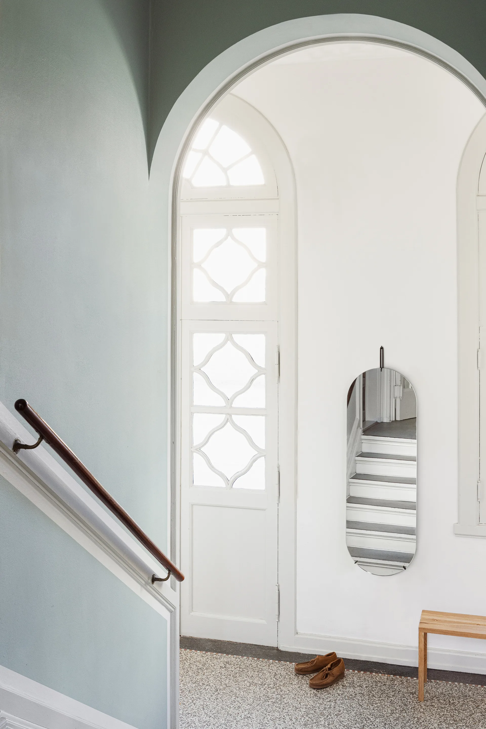 벽 거울 40.4x146.9 cm, Black MOEBE | 모에베