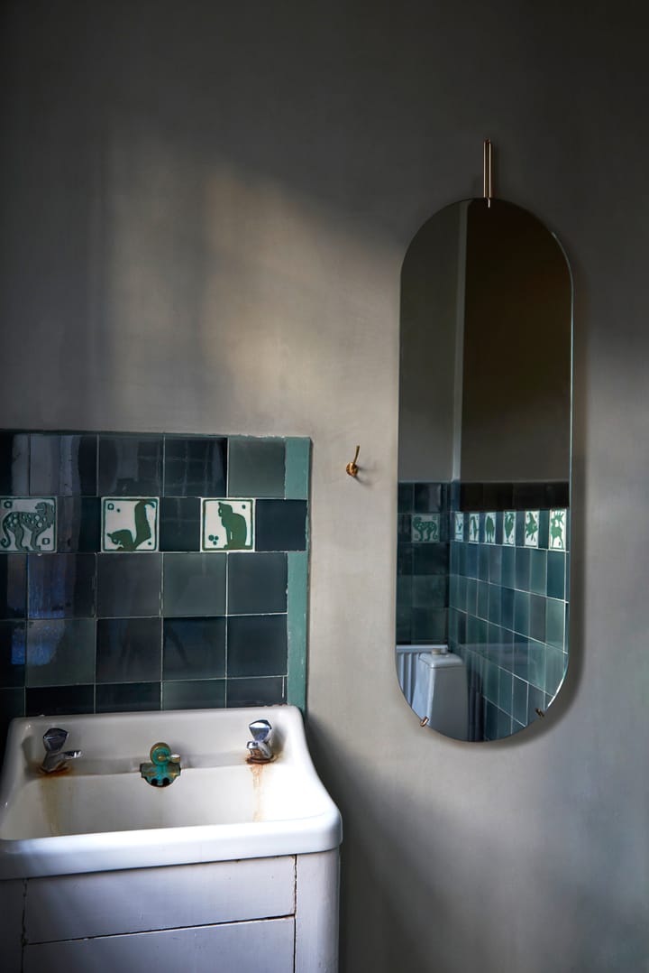 벽 거울 40.4x146.9 cm - Brass - MOEBE | 모에베