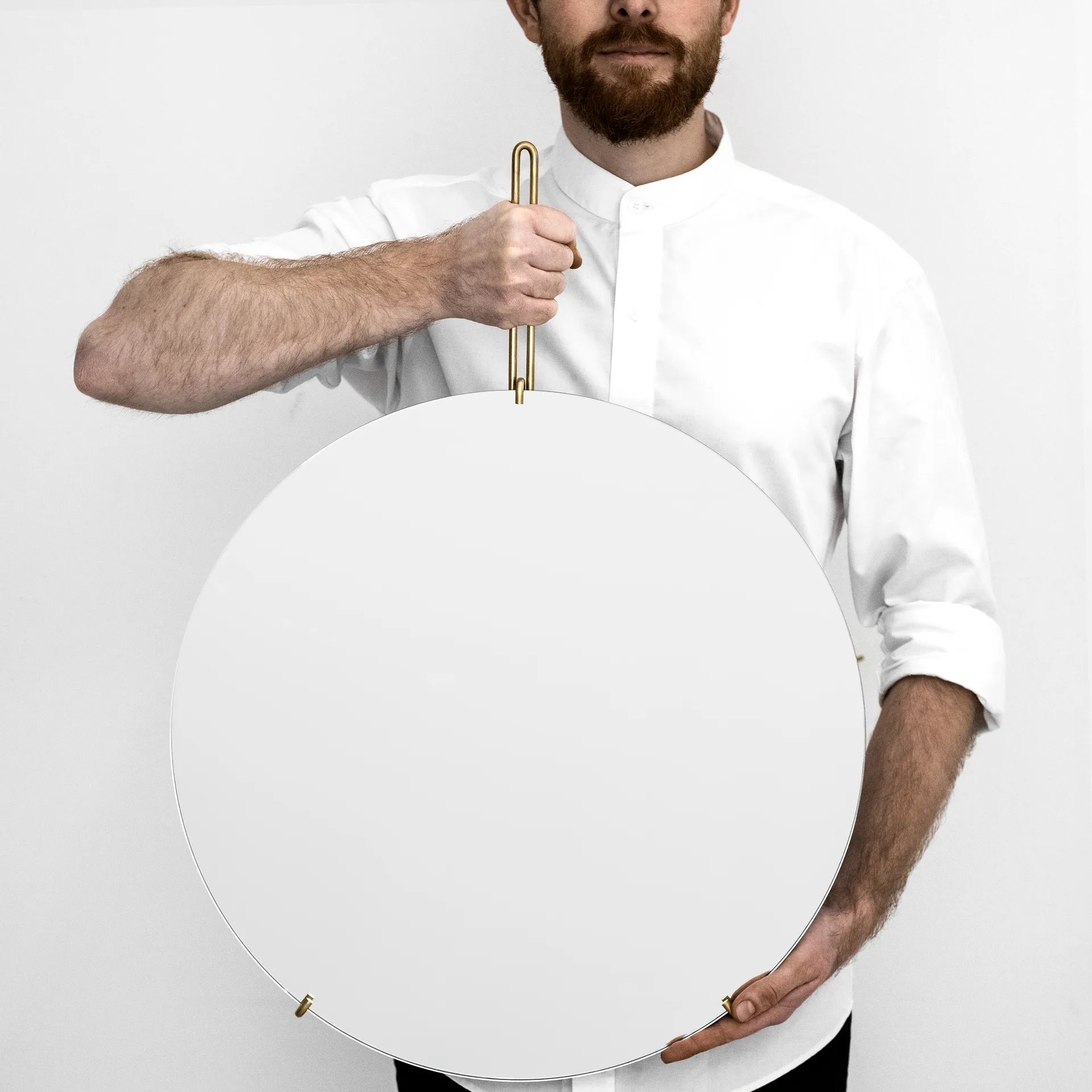 모에베 벽 거울 50 cm, brass MOEBE | 모에베